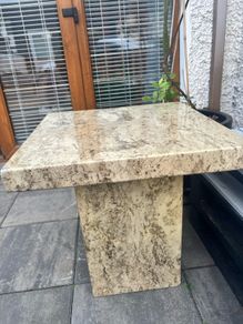 Cream marble  table