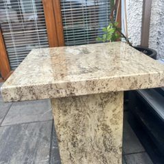 Cream marble  table