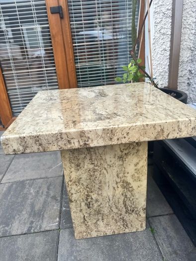 Cream marble  table