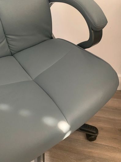 Executive Grey Office Chair, As New, Collection Only (Limerick)