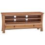 TV Cabinet 100x30x45 cm Solid Mahogany Wood Image 5