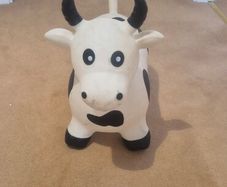 Inflatable cow