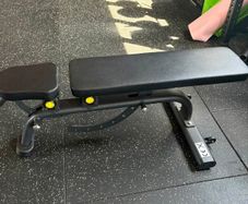 Commercial Gym bench with wheels