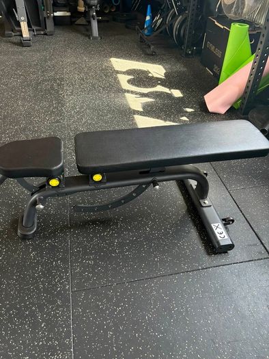Commercial Gym bench with wheels