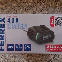 New Aldi Ferrex 20V 40V Activ energy charger. House clearance sale unwanted stuff gift car boot sale.