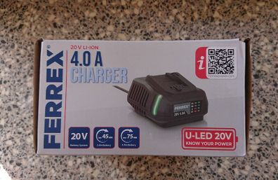 New Aldi Ferrex 20V 40V Activ energy charger. House clearance sale unwanted stuff gift car boot sale.