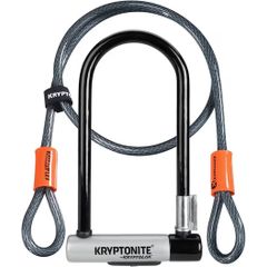 Kryptonite Kryptolok Standard U-Lock with 4ft Kryptoflex Cable
