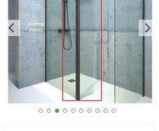 Sonas 300mm Pivoting Deflector Panel in Black