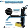 Wheelchair  Folding Transit Wheelchair  Attendant & Transport 57cm Narrow  Comes with Travel Bag  Bio-Lec Mobility Image 8