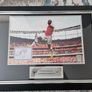 Framed and Personally Signed Arsenal Print By Alexander Lacazette with Certificate of Authentication Image 2