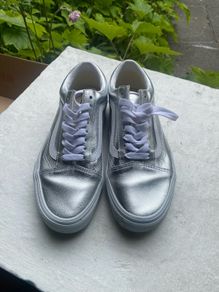Vans Old Skool shoes - Silver - size 39 / UK6