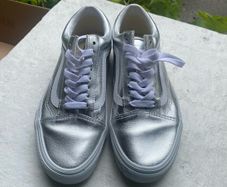 Vans Old Skool shoes - Silver - size 39 / UK6