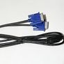 New: Blue/Black VGA to VGA Cable (15-pin, Male to Male) Image 7