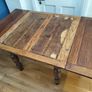 1930's Oak draw leaf extending table (small project) Image 5