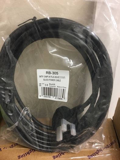 5 Meter Mains Power IC Cable