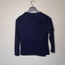 libra  designs 2 piece cardigan and top set size size small ptp 20" navy/floral  in like new condition Image 2