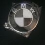 BMW Center Caps Set 68mm Car Wheel Centre Caps Hub - Black White Image 2