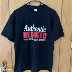 Authentic Redhead Keep Out Of Direct Sunlight Cotton T-Shirt M