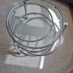 glass top coffee table