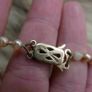Ww2 Ciro 9ct Gold 375 Clasp  Strand Imitation Pearl Ciro Necklace With 1942 Rose Gold 375 Clasp Image 5