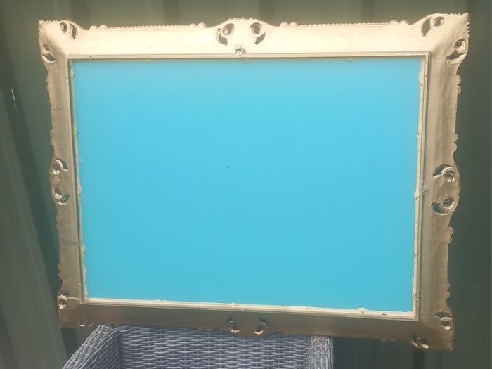 Heavy silver mirror, no damage, portrait and landscape, D18