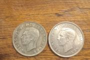 Coins 2x Brittish halfcrowns