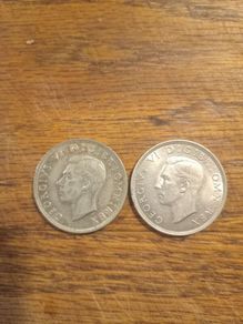 Coins 2x Brittish halfcrowns