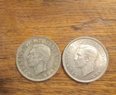 Coins 2x Brittish halfcrowns