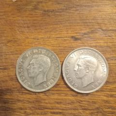 Coins 2x Brittish halfcrowns