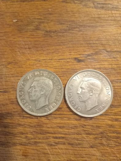Coins 2x Brittish halfcrowns