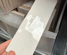 White ceramic tiles
