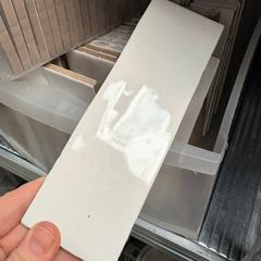 White ceramic tiles