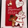 beauticology Mrs gingerbreads bath and body recipe book (unused Christmas present) Image 2
