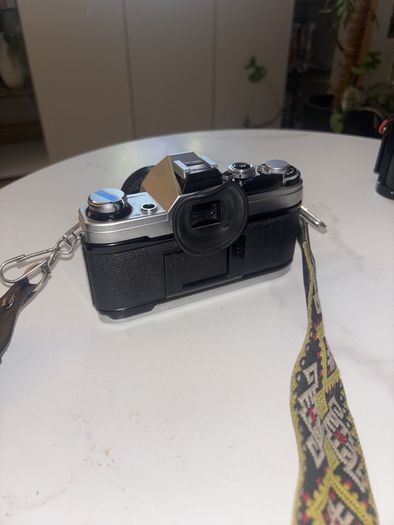 Canon AE-1 with 28mm lens