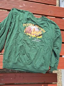 Green vintage looking horse sweathirt daisy street
