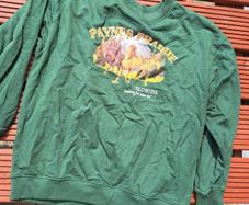 Green vintage looking horse sweathirt daisy street