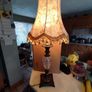 Large Tall Elegant Table Lamp And Shade In Working Order. Image 2