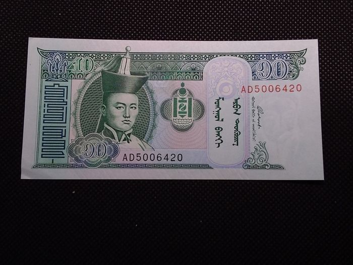 Mongolia - 10 Turgrik Banknote - 2005