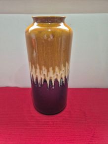 Vintage Bay Keramik Floor Vase 40cm West German Mid Century Pottery