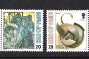 1993 Isle of Man Europa: Contemporary Art Commemorative Stamps Mint Never Hinged (MNH)