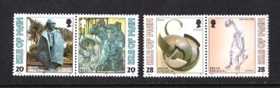 1993 Isle of Man Europa: Contemporary Art Commemorative Stamps Mint Never Hinged (MNH)