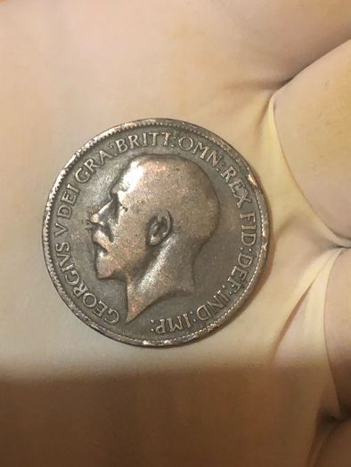 George V Half Penny 1915-1922 x11 Pictures