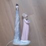 Vintage Zaphir Rosita And Her Rabbit Porcelain Lamp Image 3