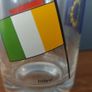 Fabulous Rare Boyne Valley Honey EU Flags Glass featuring Spain & Ireland ( But the Irish Flag is Wrong!) Image 5