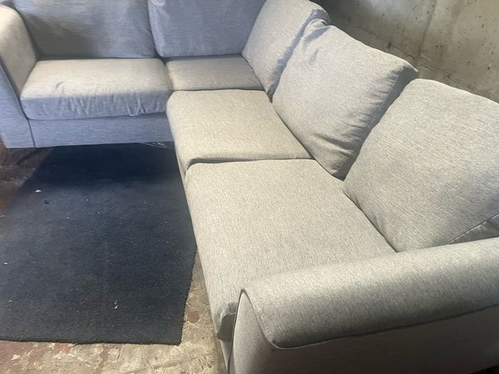Grey corner sofa l shaped