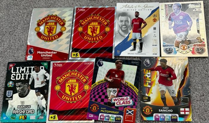 8 man united match attack cards