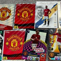 8 man united match attax cards