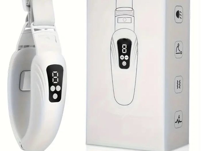 USB Rechargeable Facial Skincare Device with LED LCD Display