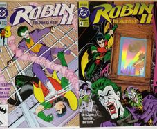Robin II #4 Two Comics Variants A + B Joker Appearance (1991)