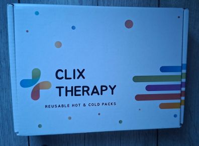 Brand new Clix Therapy neck and shoulder reusable hot and cold packs